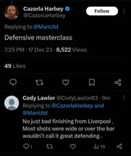 Fans on X reacted to derby clash at Anfield